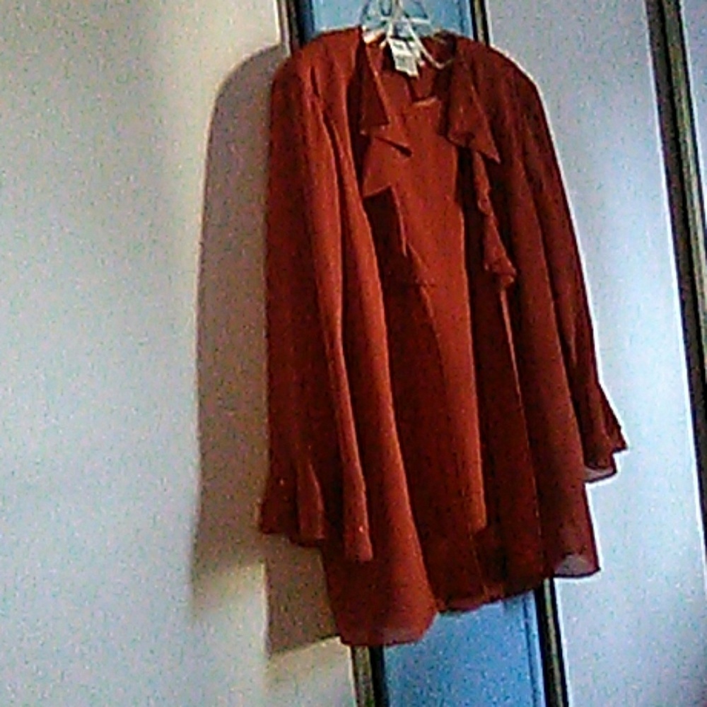 Two-piece evening jacket and shell size 30
